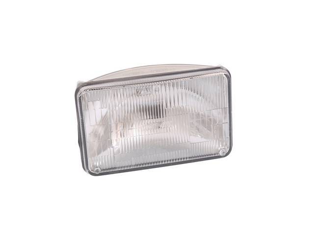 Sylvania SilverStar 4 x 6 Sealed Beam Headlight Low Beam (H4656 Style)