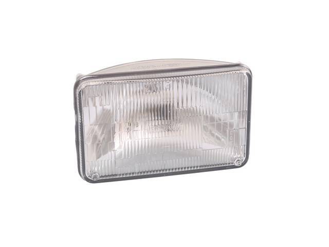 Sylvania XtraVision 4 x 6 Sealed Beam Headlight Low Beam (H4656 Style)