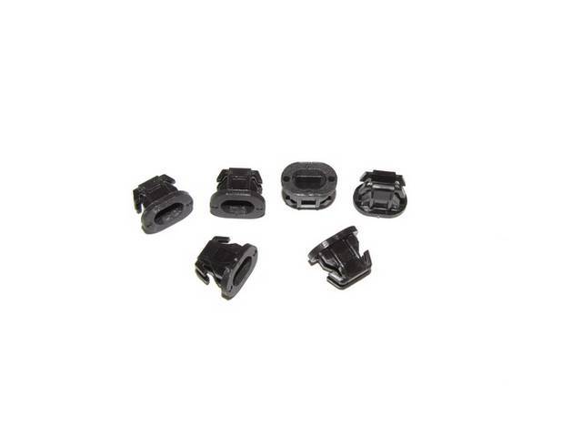 Mounting Kit, Head Light Door, Repro Does Both Sides, Incl (6) Black Nylon Insert Retainers, See M-13064-1k Or M-13064-3k For Correct Mounting Screws