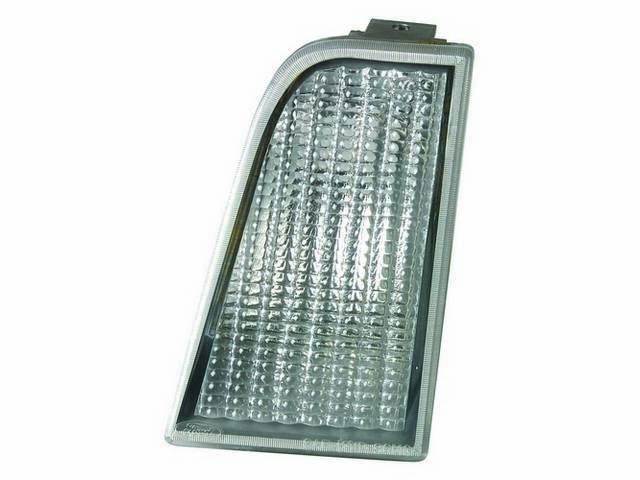 Lamp Assy, Parking, Clear Lens, Lh, Original Ford Tooling, Oe Style Repro, E5zz-13201-B