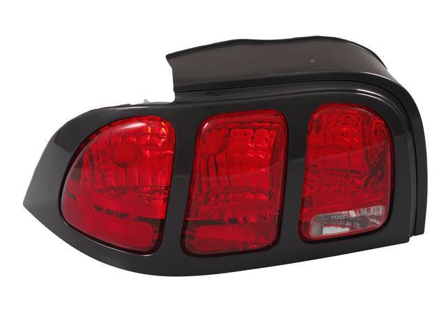 Tail Light Assy, Rear, Lh, Incl Black Outer Trim, Repro F7zz-13405-Ca Paint To Match Your Exterior Color