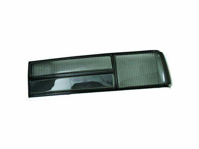 Lens, Rear Tail Light, Smoke, Pair, These Units Are Designed To Replace Your Factory Tail Light Lenses With A Custom Smoke Lens, Repro