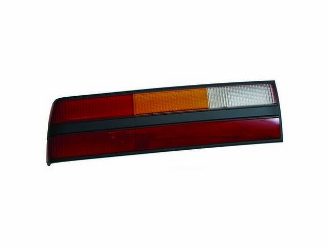 Lens, Rear Tail Light, W/ Charcoal Painted Center, Lh, Original Ford Tooling, Oe Style Repro, E5zz-13451-A