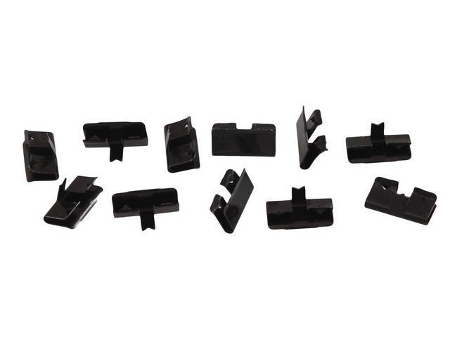 Clip Kit, Rear Tail Light Lens To Housing, Incl (12) Exact Repro Clips, These Are The Same For All Gt Or Lx Style Lenses
