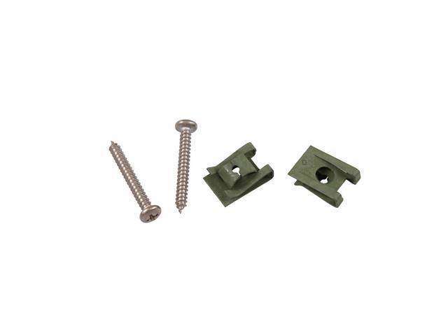 Mounting Kit, Rear Hi Mount Lamp Assy, Complete, Incl (2) Correct U Nuts, (2) Correct Mounting Screws, This Kit Is Designed To Give You All The Needed Hardware