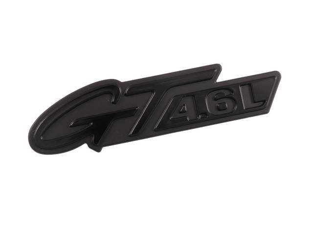 Gloss Black Style GT Front Fender Emblem for (96-98) Mustang GT