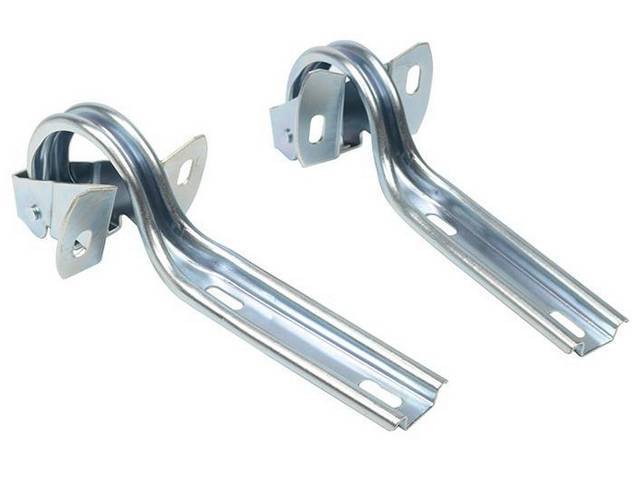 Zinc Plated Hood Hinge Set for (79-93) Exact Repro Paintable Style