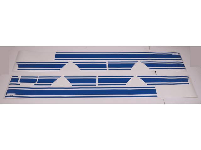1987-93 SAAC Style Mid Body Stripe Kit (Blue)