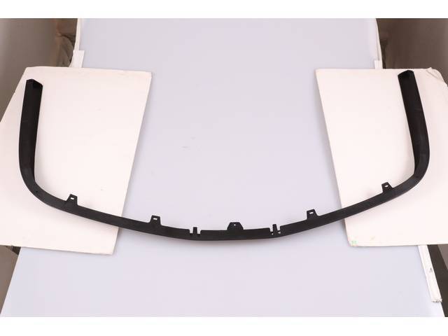 Spoiler, Front Chin, Lower, Black, Incl (8) Small Retainers, (5) Large Retainers, Exact Repro, 2r3z-17626-Aaa