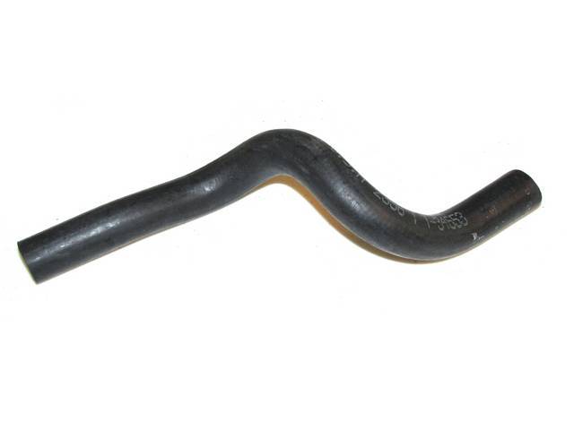 Hose, Heater Water, Inlet, Repro, This Is The Rubber Hose That Goes From The Inlet Of The Heater Core To The Lower Tube On The Supply Tubes