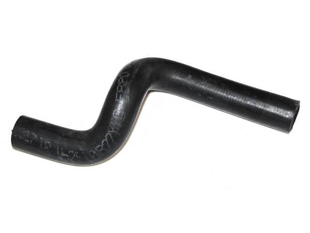 Hose, Heater Water, Outlet, Repro, This Is The Rubber Hose That Goes From The Outlet Of The Heater Core To The Upper Tube On The Supply Tubes, Cut To Fit