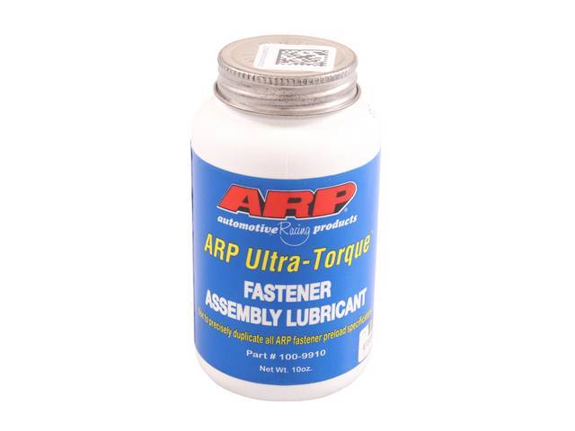 Assembly Lubricant, Ultra Torque, By Arp, 10 Oz. Bottle, Designed To Reduce Tension Pre Load Scatter And Eliminate The Need To Cycle High Performance Engine Fasteners Before Final Installation
