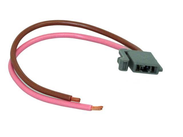 Repair Harness, A/C Clutch Coil, Incl (2) 8 Inch Long 12 Gauge Leads, Designed To Replace Factory Style Plug