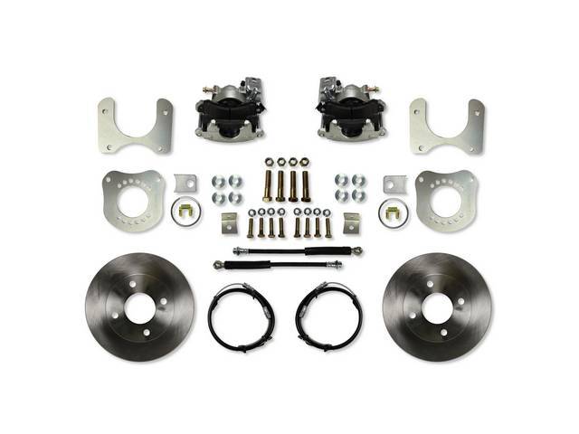 LEED Brakes 79-86 Rear Disc Brake Conversion Kit - Ford 7.5 & 8.8 - 4 Lug