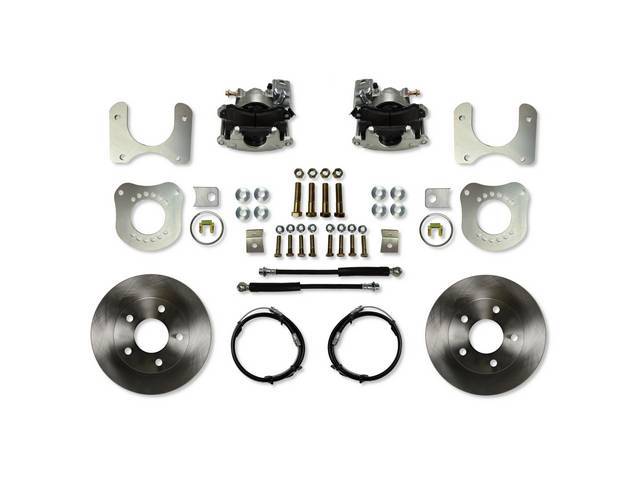 LEED Brakes 79-86 Rear Disc Brake Conversion Kit - Ford 7.5 & 8.8 - 5 Lug