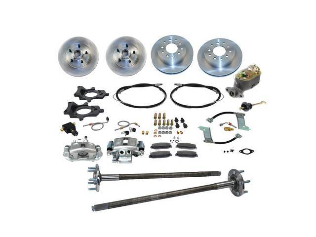 SSBC USA 5 Lug 4 Wheel Disc Brake Conversion Kit 1993 (STD Rotors/STD Calipers)