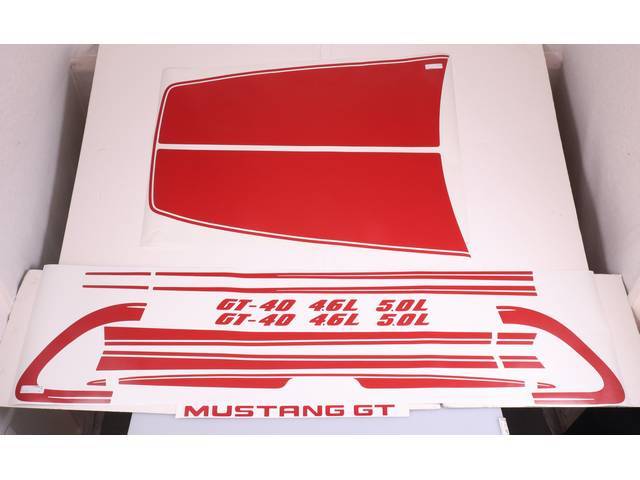 1994-98 Mustang GT Custom C Stripe Set (Red)