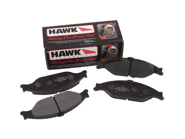 Pad Set, Front Disc, Hawk Performance, Hp Plus Compound, Designed For Track Use Only, Repro