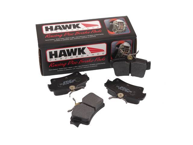 Pad Set, Rear Disc, Hawk Performance, Hp Plus Compound, Designed For Track Use Only, Repro