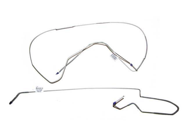 Brake Line, Front To Rear, Carbon Steel, 3/16 Inch Tube, Repro