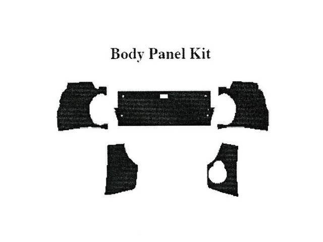 Body Panel Kit, Acousti Shield, Quite Ride Solutions, 2 Stage Kit, Incl Sound Damper Pads And Thermal And Vibration Damping Panels, Designed To Apply Directly To The Lower Section Of The Body To Reduce Heat And Road Noise 