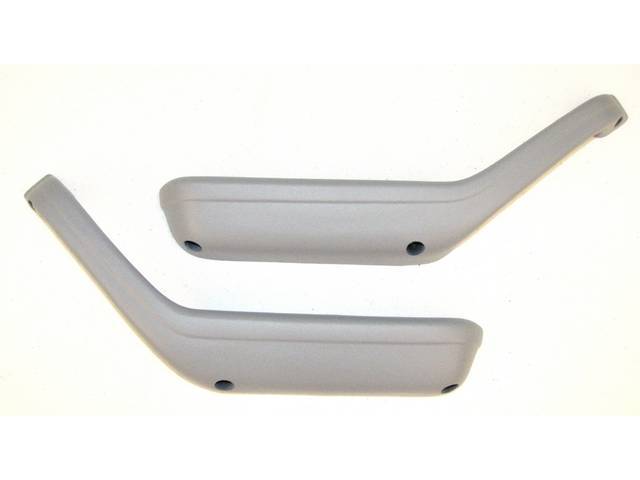 Armrest Pad, Molded, Gray, Pair, Repro This Color