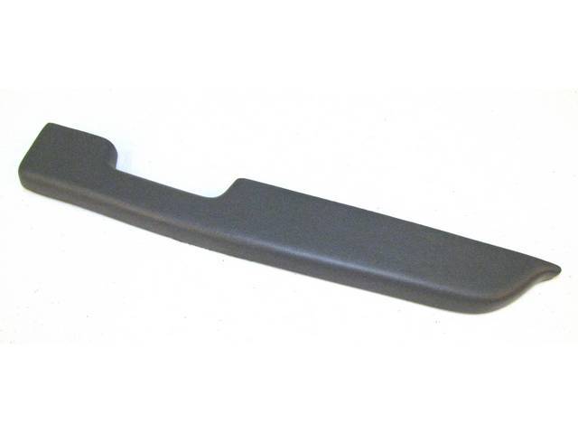 Armrest Pad, Rh, Molded, Smoke Gray / Dark Gray, Repro, This Is The Best Color Match For The 87-89 And 93 Years, Can Be Used As A Replacement On Other Years