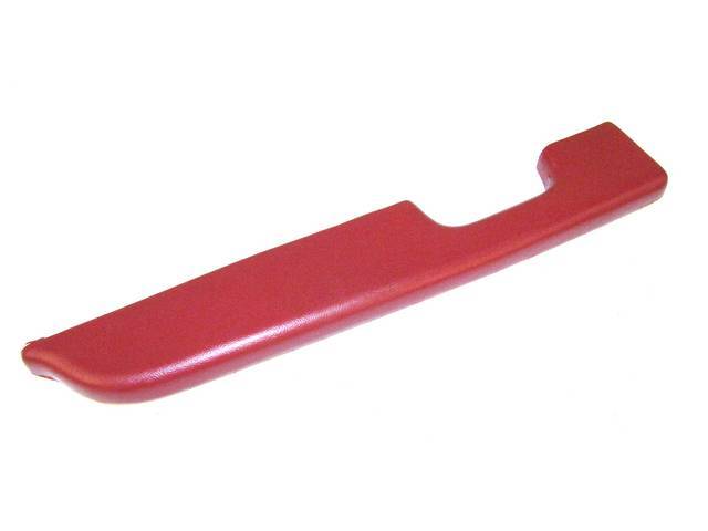 Armrest Pad, Lh, Molded, Scarlet / Red, Repro, This Pad Is The Best Color Match For The 87-92. May Be Used On The 93 But As A Replacement Style.