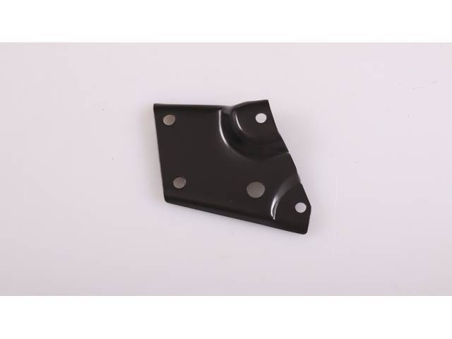 Bracket, 351w Swap Power Steering Bracket, Ford Performance, Black, Designed To Allow Use Of Factory 5.0l Power Steering Pump On A 5.8l Engine Swap, Designed To Use Existing Factory Hardware