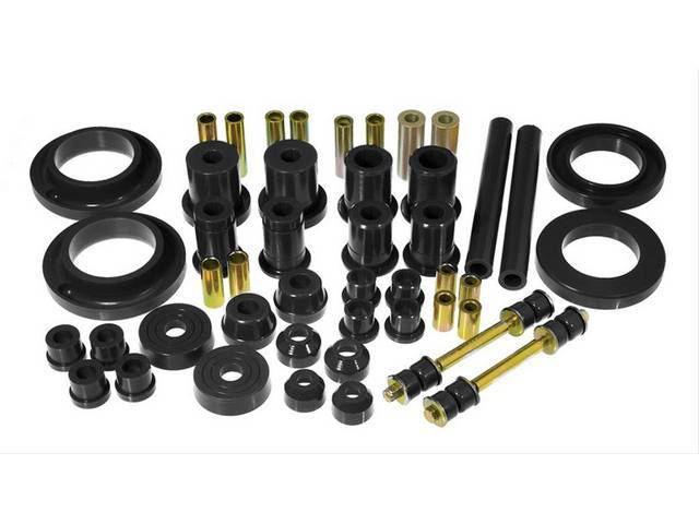 Total Kit, Prothane, Black, These Kits Are Made Of A Durable Urethane Construction, They Are Designed To Work With Factory Components And Hardware, They Drastically Improve Handling And Steering Response