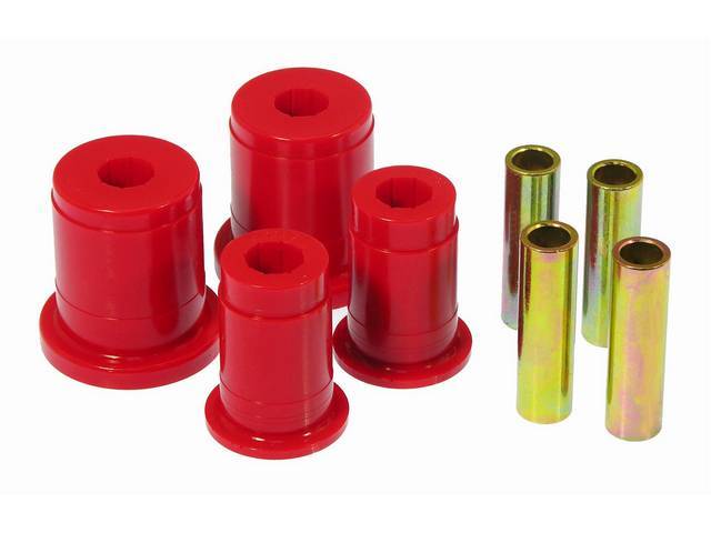 Bushing Kit, Front Lower Control Arm, Prothane, Red, Does Not Include Shells, These Bushings Are Designed To Be A Performance Replacement Part