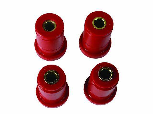 Bushing Kit, Front Lower Control Arm, Prothane, Red, Does Not Include Shells, These Bushings Are Designed To Be A Performance Replacement Part