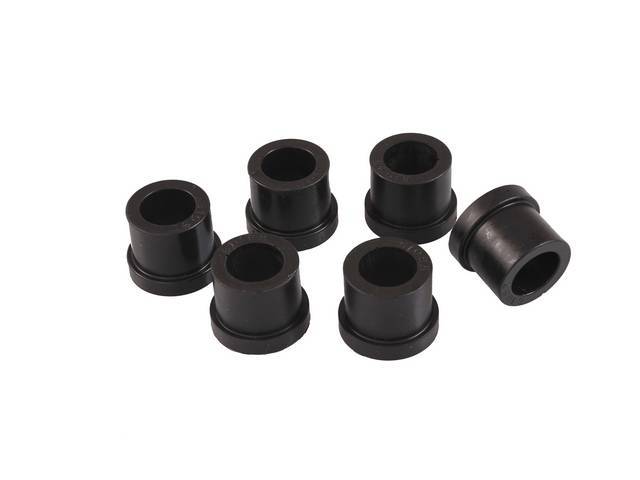 Insulator Assy, Steering Gear, Black, Repro, Use W/ 1 Piece Design Rack, Prothane, These Are Stock Style Replacements