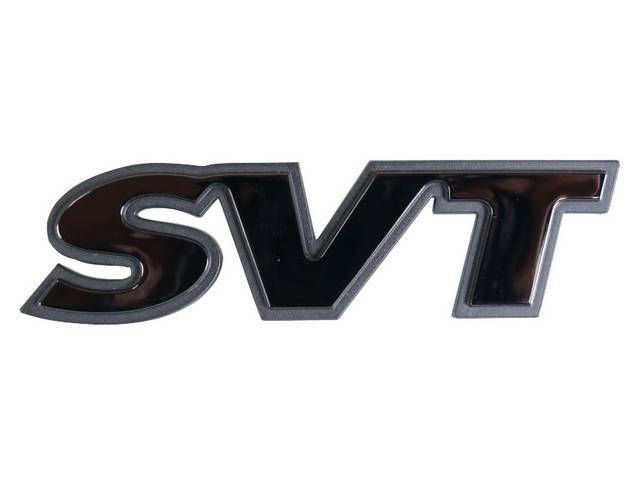 Custom Black Chrome Rear Trunk Lid Emblem SVT for (94-04)