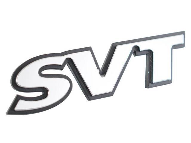 Custom Chrome Rear Trunk Lid Emblem SVT for (94-04)