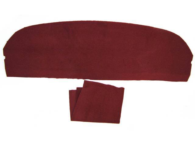 Trim Panel, Package Tray, Scarlet, W/ Cloth, W/