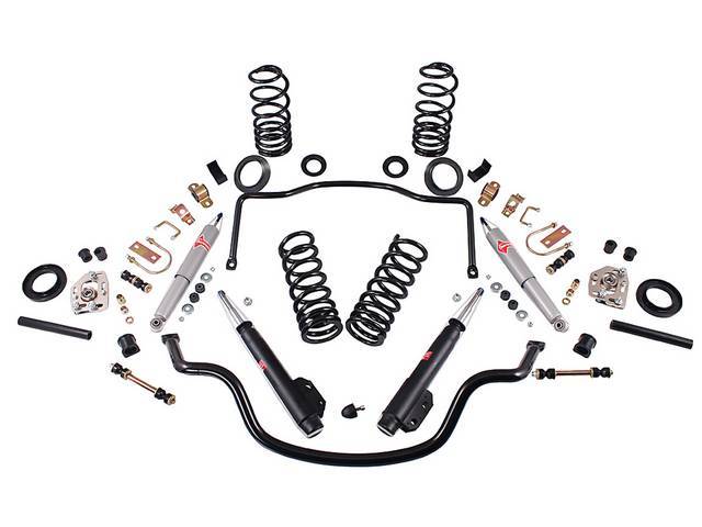 Handling Kit, High Performance, Street Bandit, Incl Shocks And Struts, Springs, All Necessary Bushings, Camber Plates And Front And Rear Sway Bars