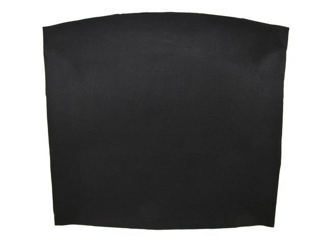 Headliner Assy, Roof, Cloth, Black, W/ Dome Light 25 3/4 Inch From Front And W/ Map Light, Incl Pre Installed Abs Backing Board,  Repro