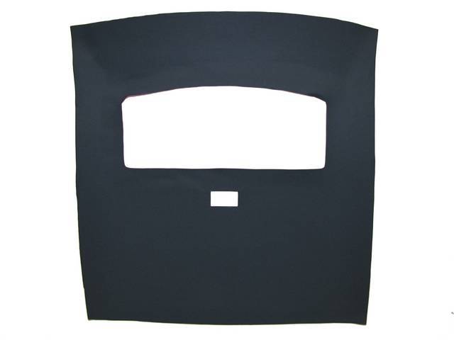 Headliner Assy, Roof, Vinyl, Regatta Blue, W/ Front Mounted Dome Light, Incl Pre Installed Abs Backing Board,  Repro