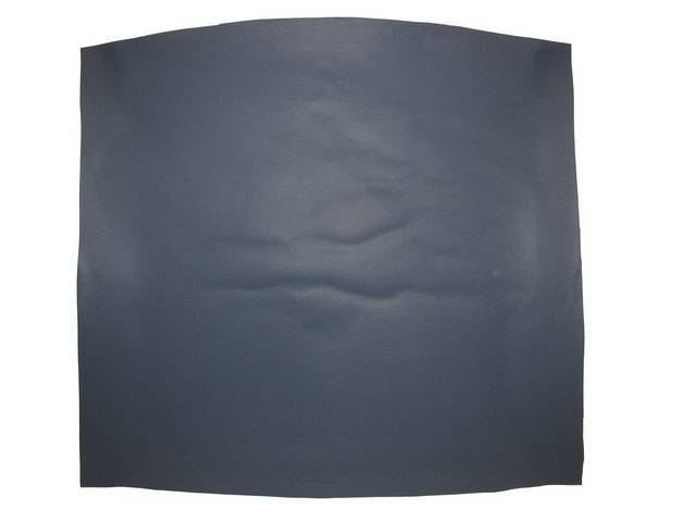 Headliner Assy, Roof, Vinyl, Regatta Blue, W/ Front Mounted Dome Light, Incl Pre Installed Abs Backing Board,  Repro