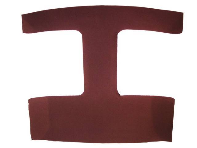Headliner Assy, Roof, Vinyl, Walnut, W/ Front Mounted Map Light, T-Roof Cutout, Incl Pre Installed Abs Backing Board,  Repro