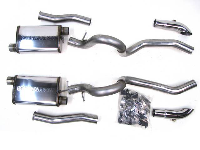 Exhaust Kit, Cat Back, Magnaflow, 2 1/2 Inch Pipes, Incl All Stainless Steel Inlet And Outlet Pipes And Performance Mufflers