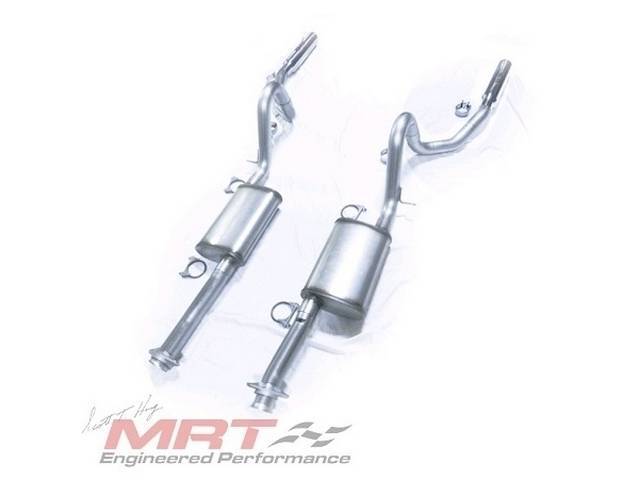 MRT ChamberFlow Cat-back Exhaust system for 87-93 GT (Black Ops Tips)