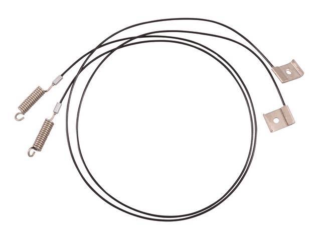 Replacement Style Convertible Top Tension Cables for 99-04