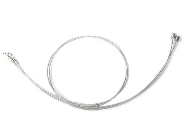 OE Style Convertible Top Tension Cables for 83-88 & 91-93