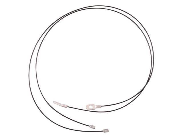 Replacement Style Convertible Top Tension Cables for 83-88 & 91-93
