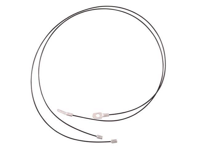Replacement Style Convertible Top Tension Cables for 89-90