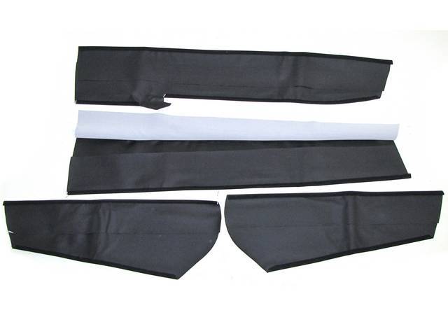 Pad Kit, Original Style, Incl Front And Rear Pads, Designed To Protect The Convertible Top From The Frame Work, Repro
