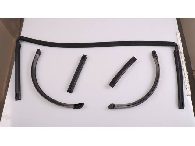 OE Style Convertible Top 5 Piece Weatherstrip Kit for (87-88) from 11/86 thru 10/87