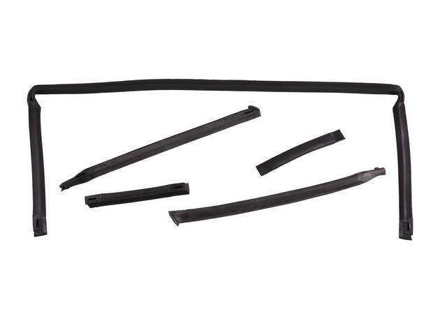 OE Style Convertible Top 5 Piece Weatherstrip Kit for (88-93) from 10/87